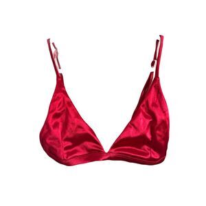 Shiny Red Bikini 2 Piece Set M